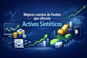 Mejores cuentas de fondeo que ofrecen Activos Sintéticos