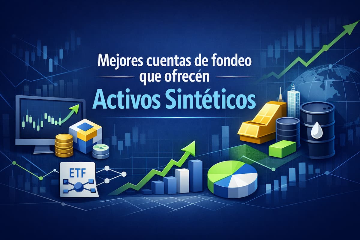 Mejores cuentas de fondeo que ofrecen Activos Sintéticos