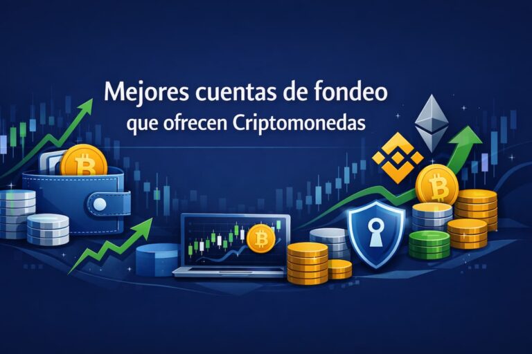 Mejores cuentas de fondeo que ofrecen Criptomonedas