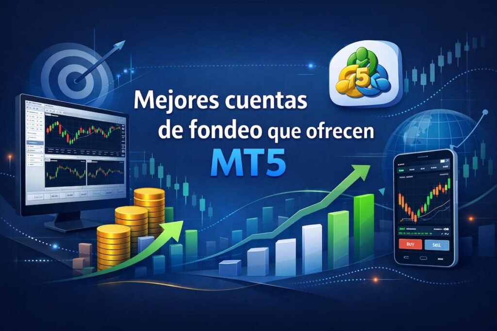 Mejores cuentas de fondeo que ofrecen MT5