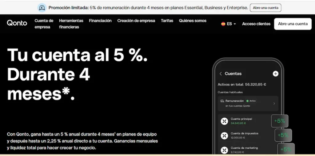 Promoción Qonto