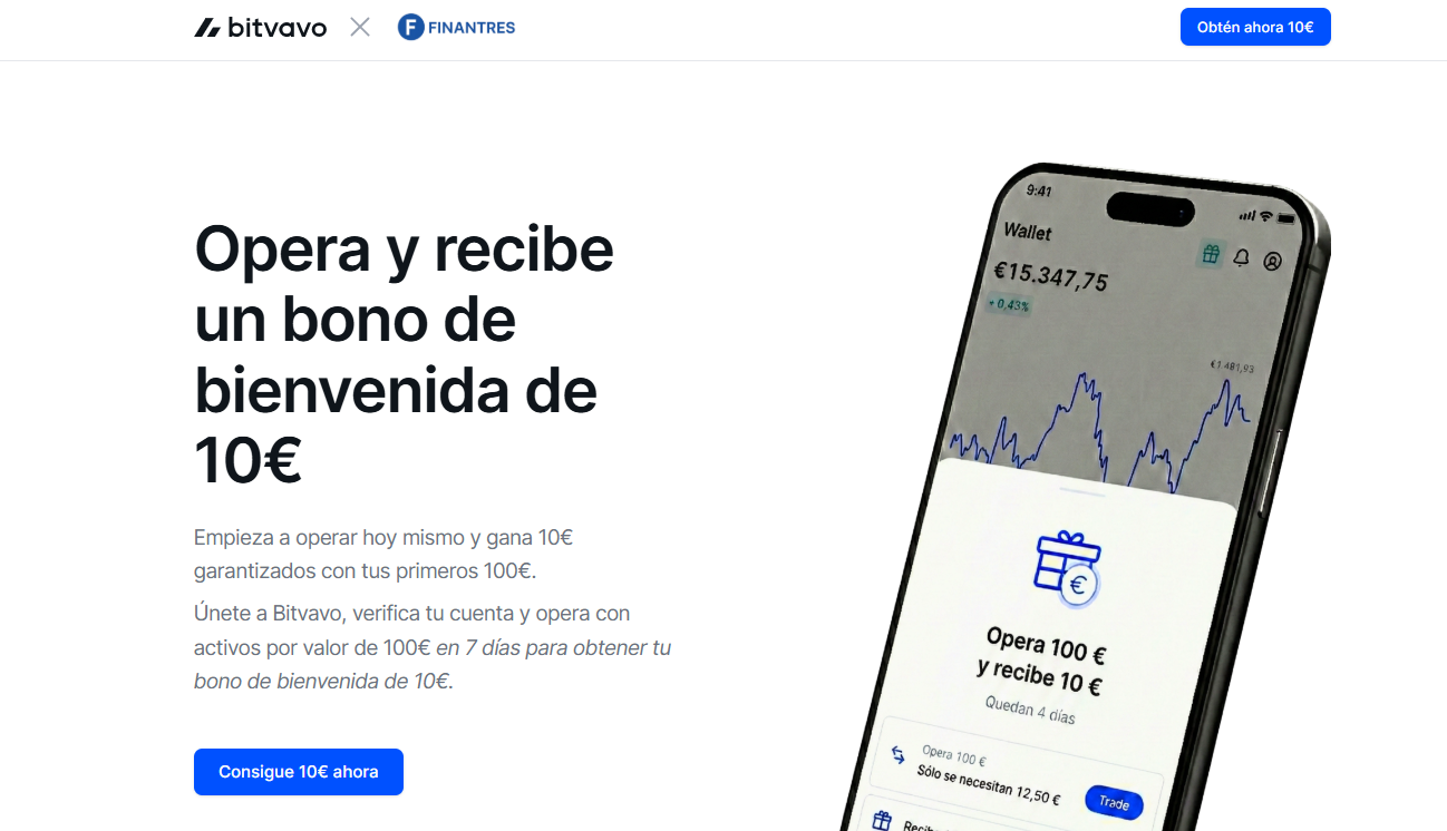 Bitvavo 10 euros gratis