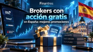 Brokers con acción gratis en España mejores promociones