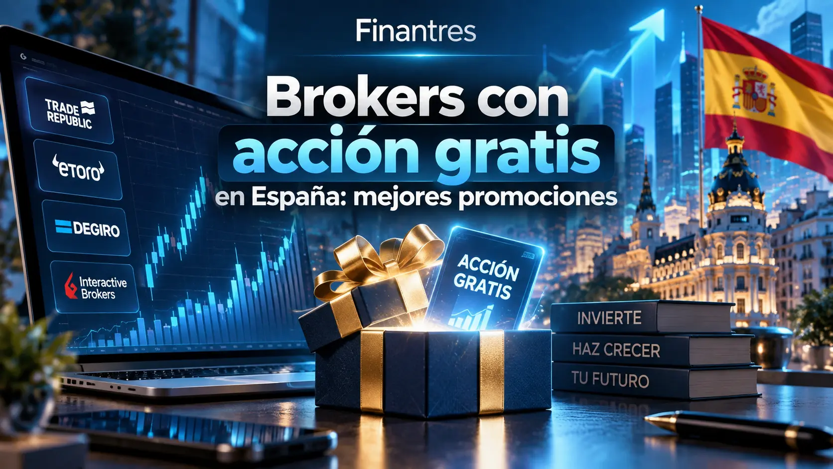 Brokers con acción gratis en España: cuáles valen la pena de verdad