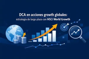 DCA en acciones growth globales estrategia de largo plazo con MSCI World Growth