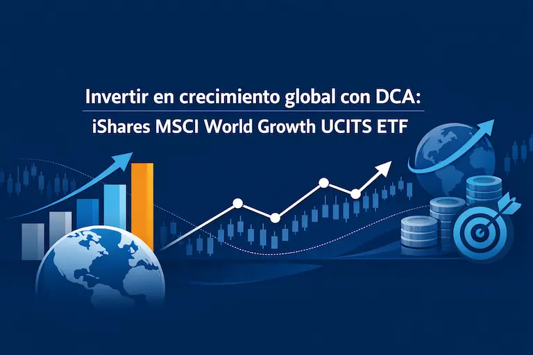 Invertir en crecimiento global con DCA iShares MSCI World Growth UCITS ETF