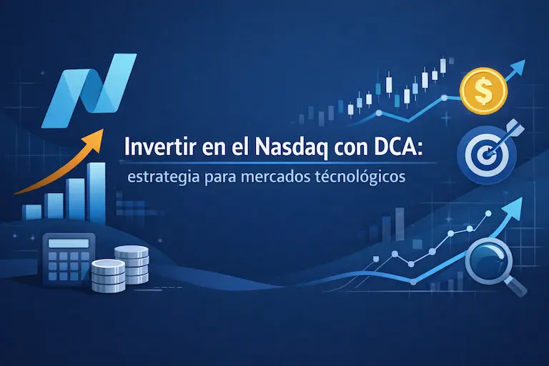 Invertir en el Nasdaq con DCA estrategia para mercados tecnológicos