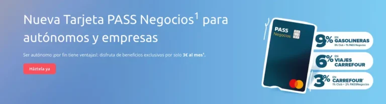 Nueva tarjeta pass de carrefour
