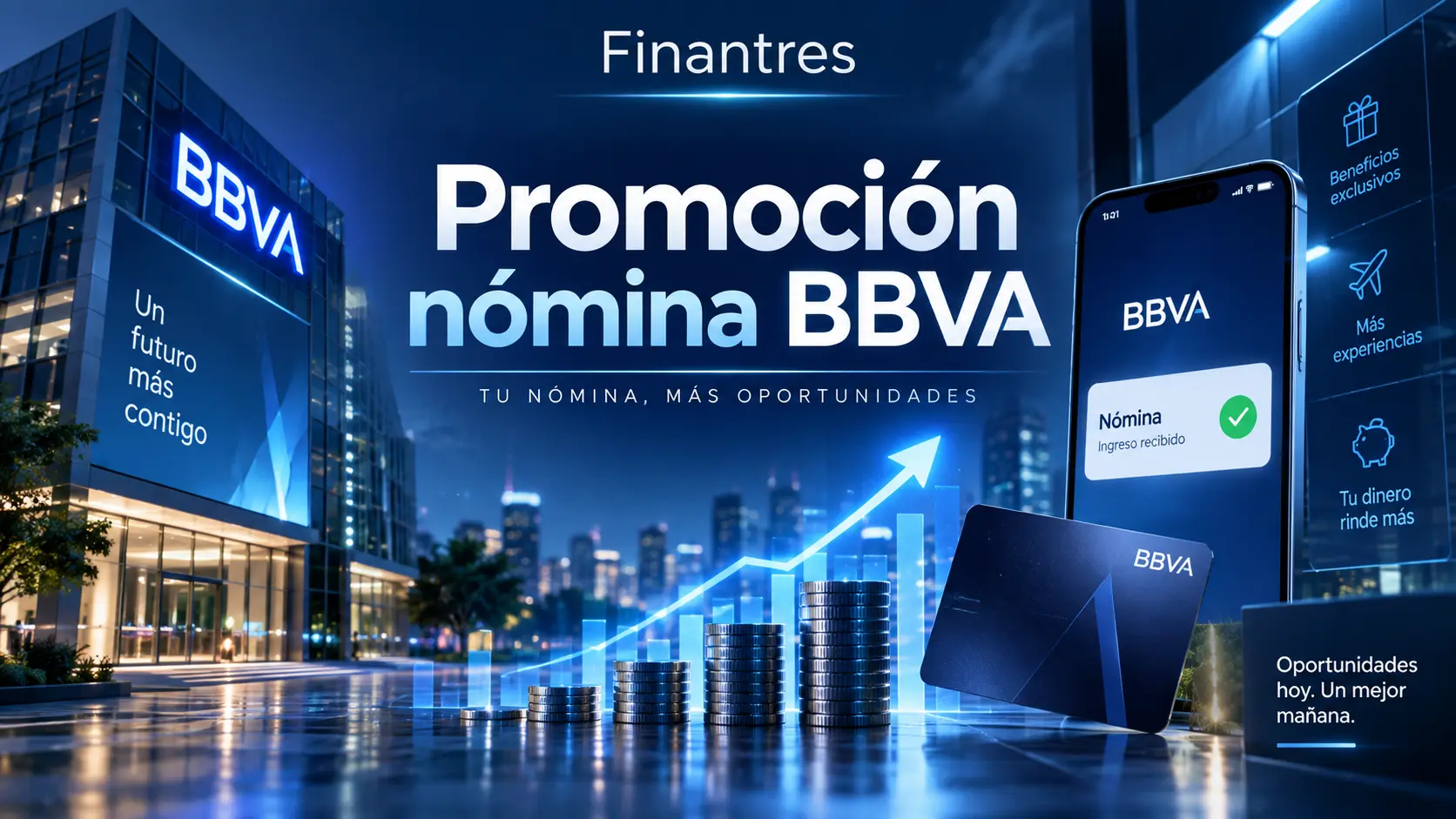 Promoción nómina BBVA de 1.060 euros: condiciones, cuánto cobras y letra pequeña