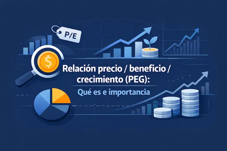 Relación precio beneficio crecimiento (PEG) Qué es e importancia