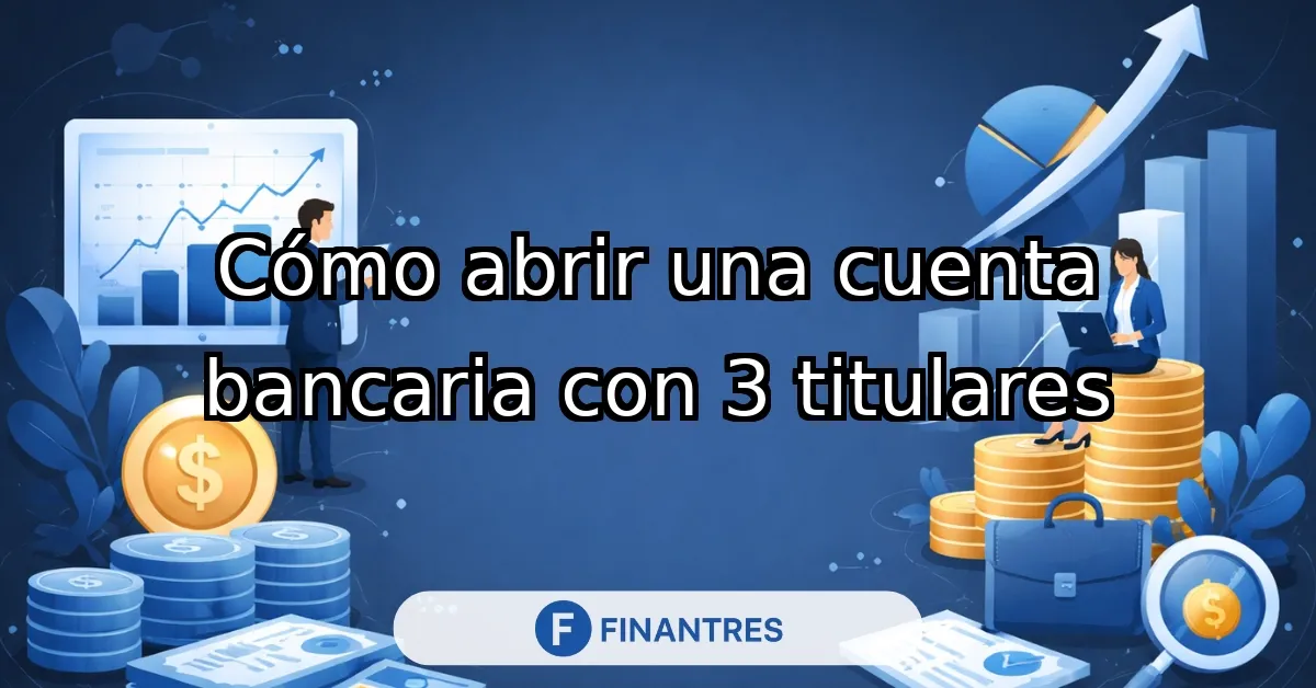 abrir cuenta bancaria 3 titulares