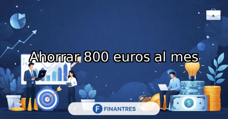 ahorrar 800 euros al mes