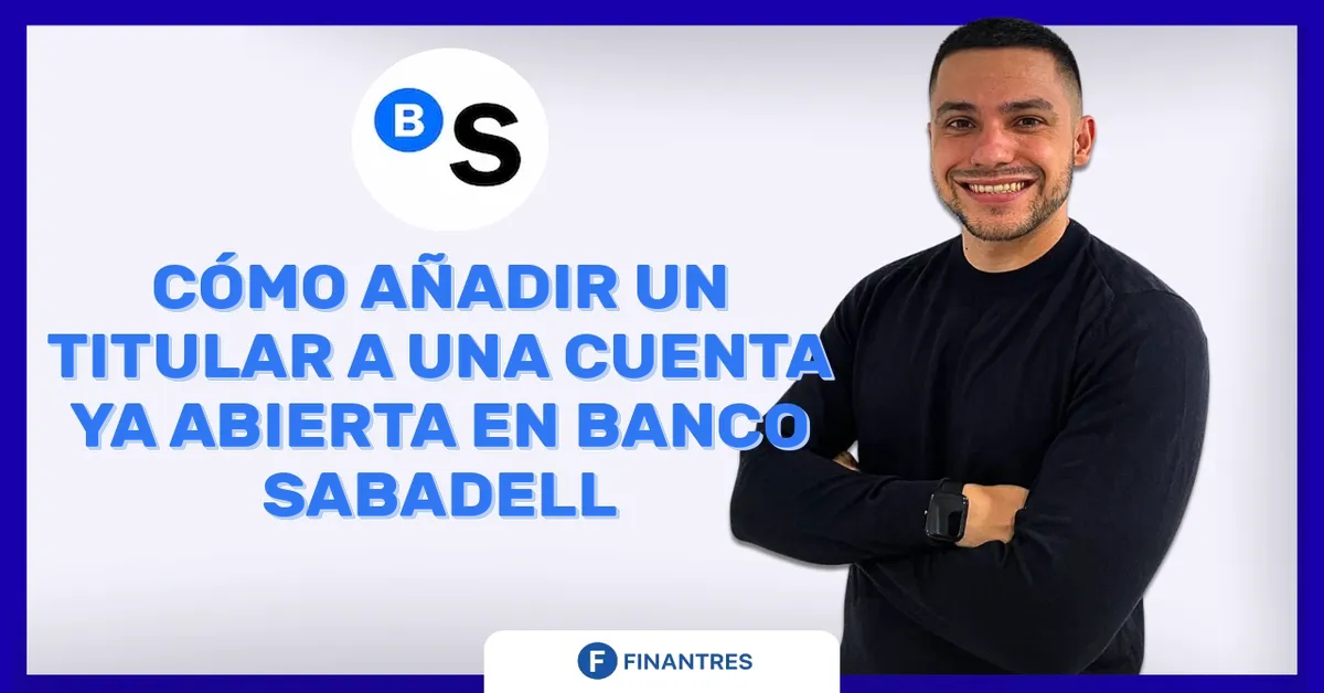 Añadir titular Banco Sabadell