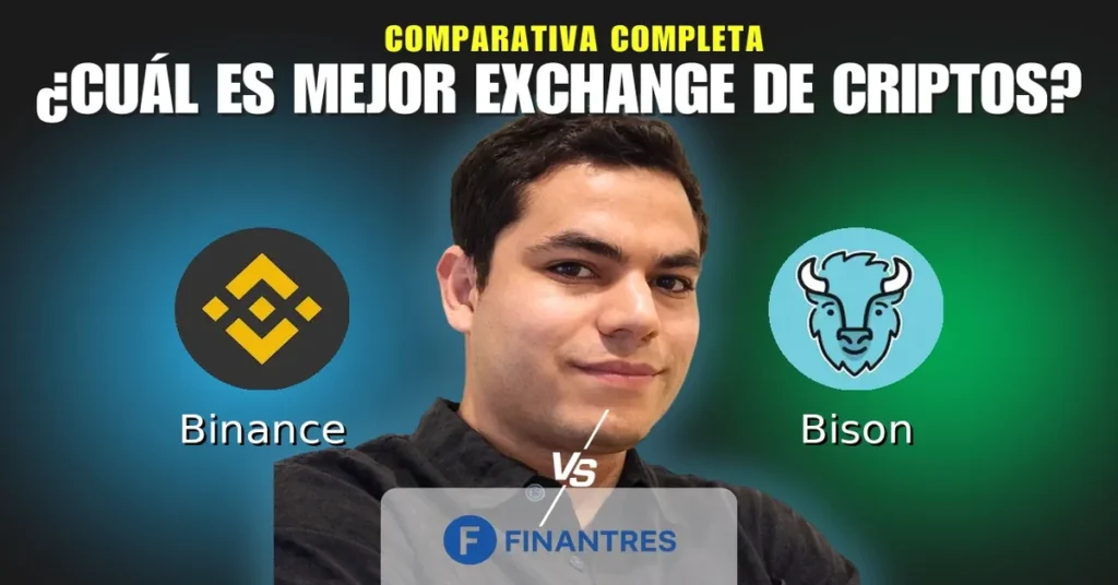binance vs bison comparativa exchanges criptomonedas