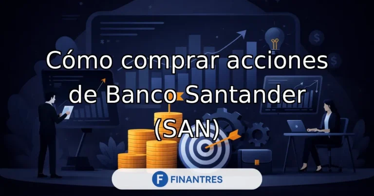 como comprar acciones de banco santander san