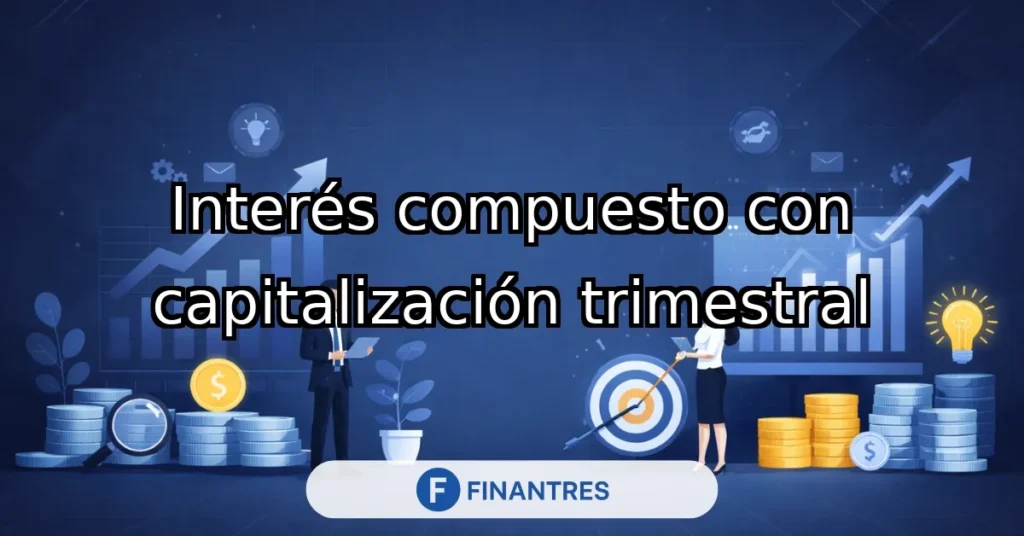 interes compuesto trimestral