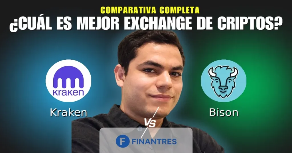 kraken vs bison comparativa exchanges criptomonedas