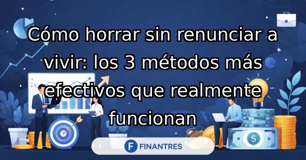 metodos efectivos ahorro