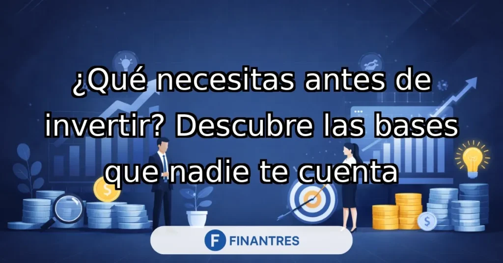 que necesitas antes de invertir