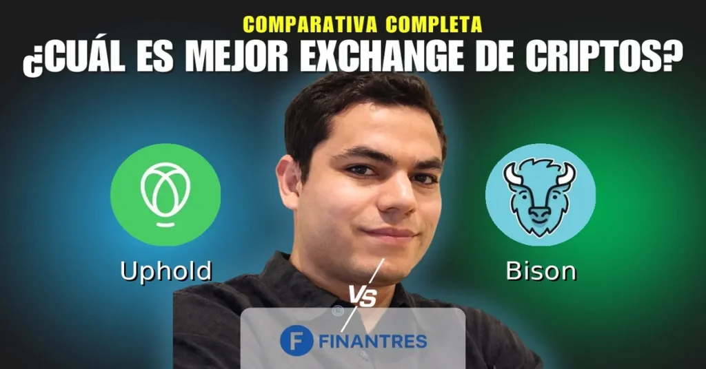 uphold vs bison comparativa exchanges criptomonedas