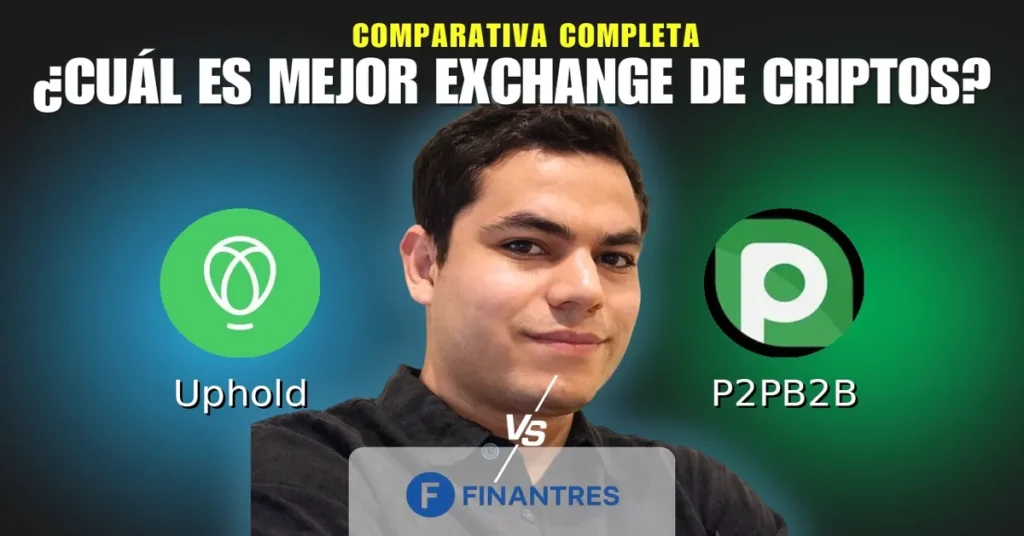 uphold vs p2pb2b comparativa exchanges criptomonedas
