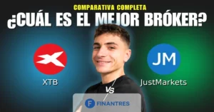 xtb vs justmarkets comparativa brokers