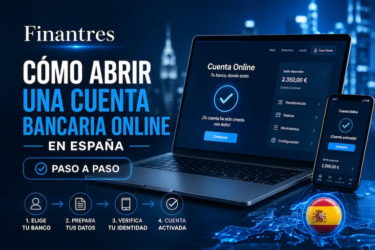 Guía para abrir cuenta bancaria online