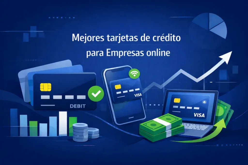 Mejores tarjetas de crédito para Empresas online