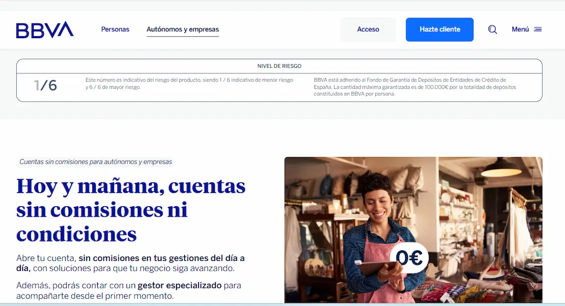 Web BBVA