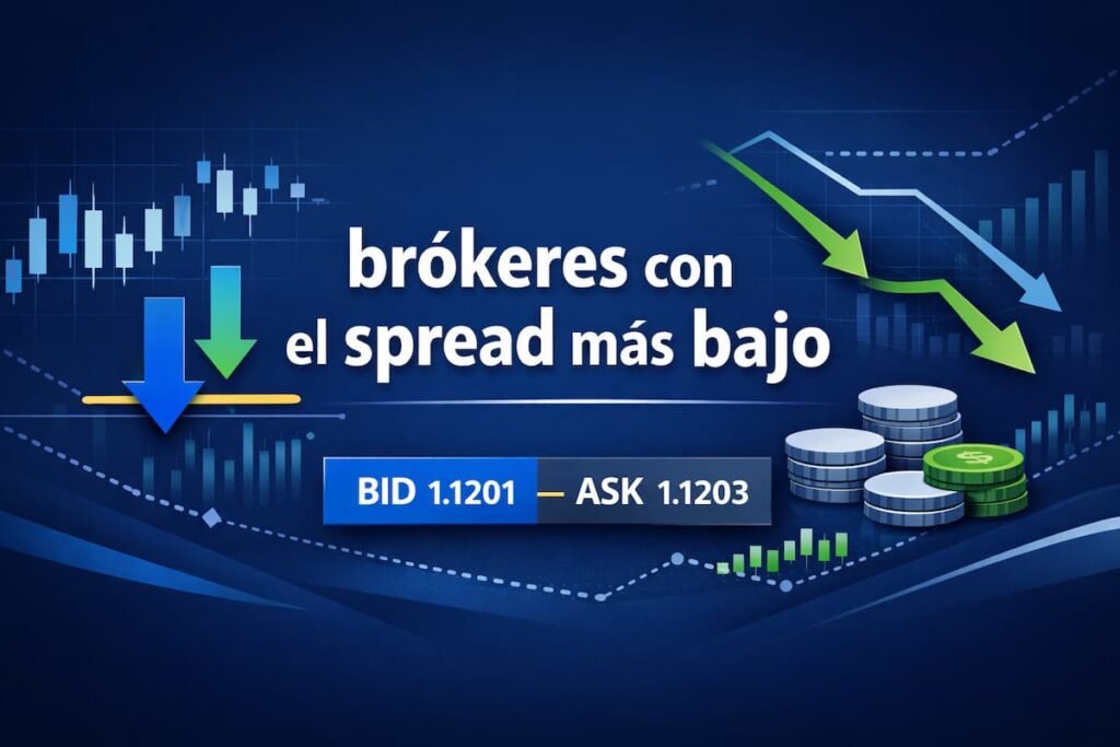 brókeres con el spread más bajo