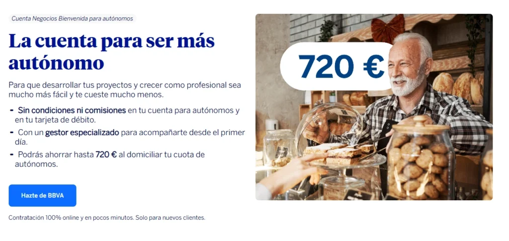 Cuenta Online Sin Comisiones BBVA