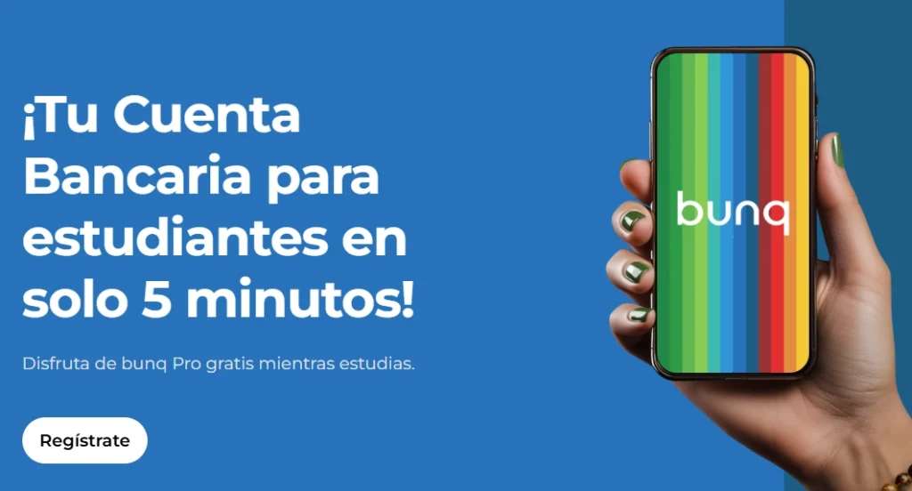 Cuenta para estudiantes de bunq