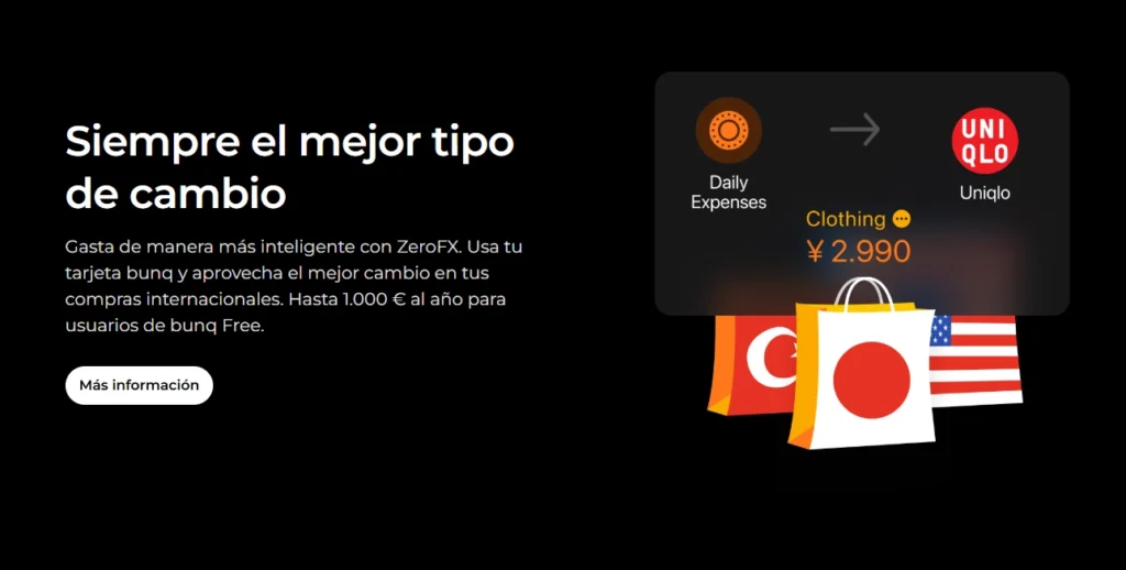 Cuenta en dólares de bunq