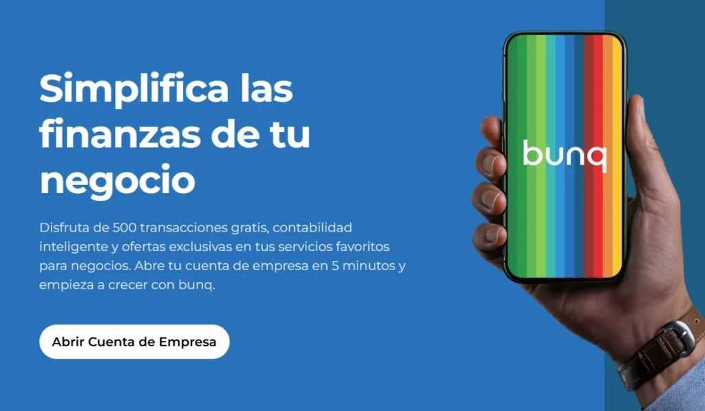 Cuentas bunq para negocios