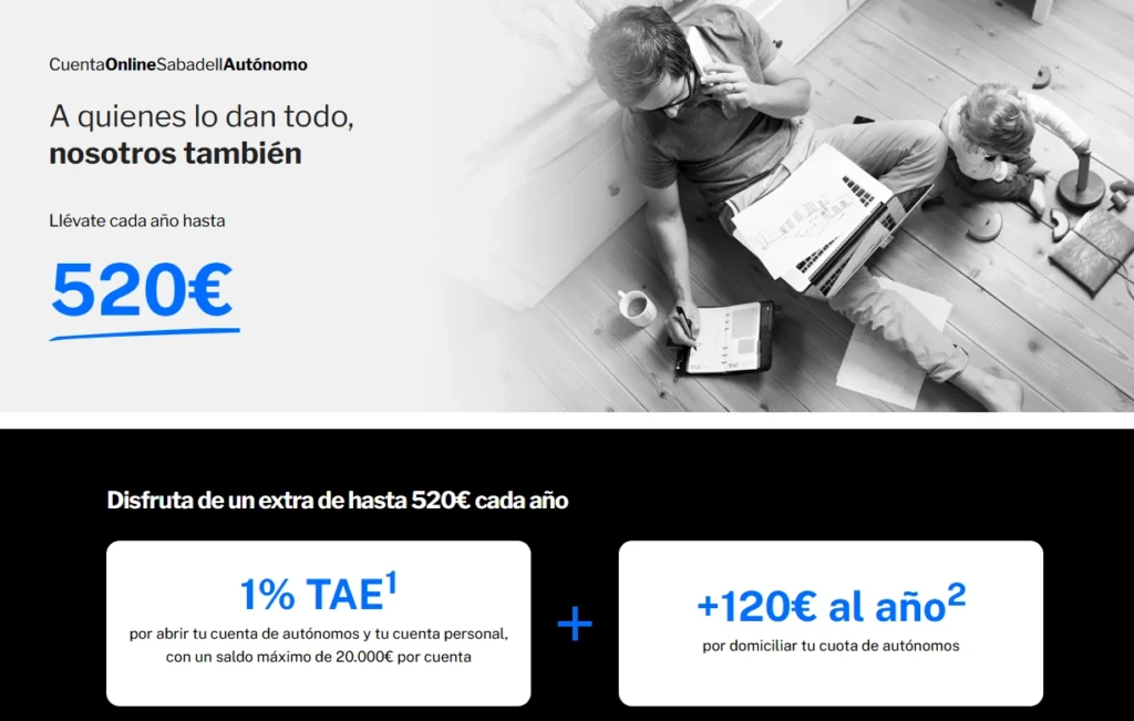 Banco Sabadell para autónomos