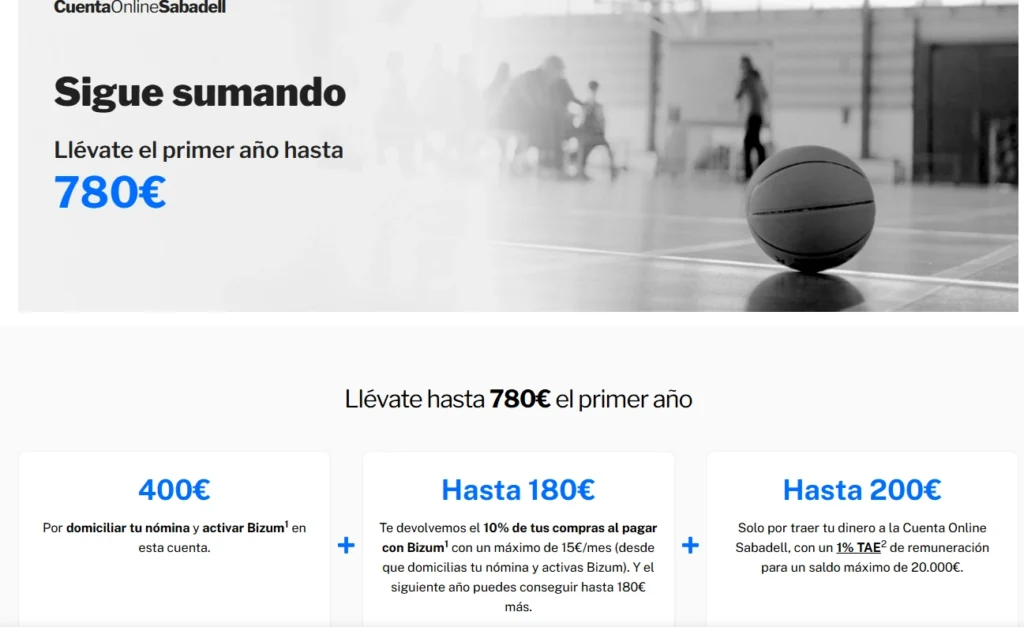 Cuenta Online Sabadell