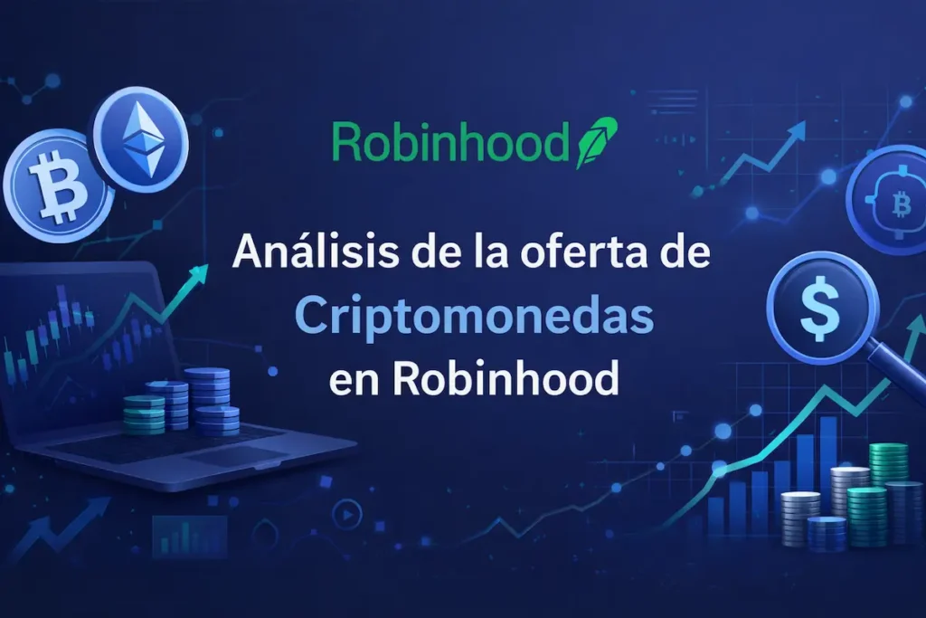 Análisis de la oferta de Criptomonedas en Robinhood