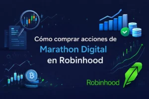 Cómo comprar acciones de Marathon Digital en Robinhood