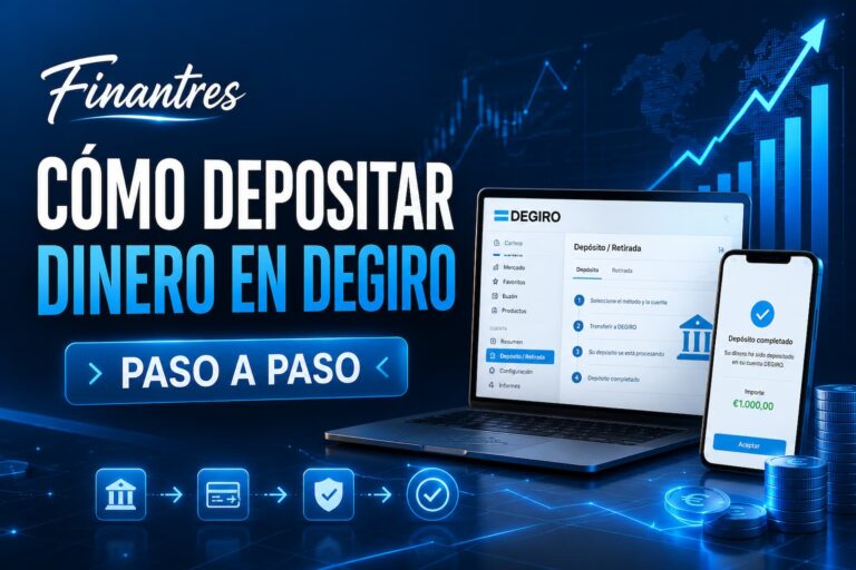Cómo depositar dinero en DEGIRO paso a paso