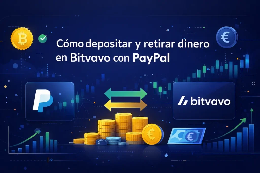 Cómo depositar y retirar dinero en Bitvavo con PayPal