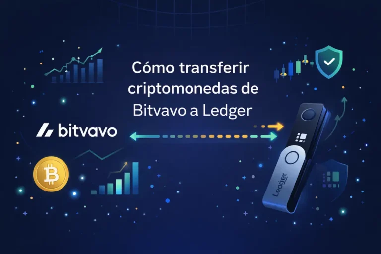 Cómo transferir criptomonedas de Bitvavo a Ledger