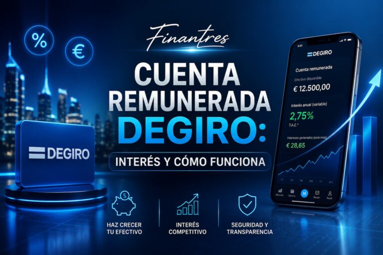 Cuenta remunerada DEGIRO interés y cómo funciona