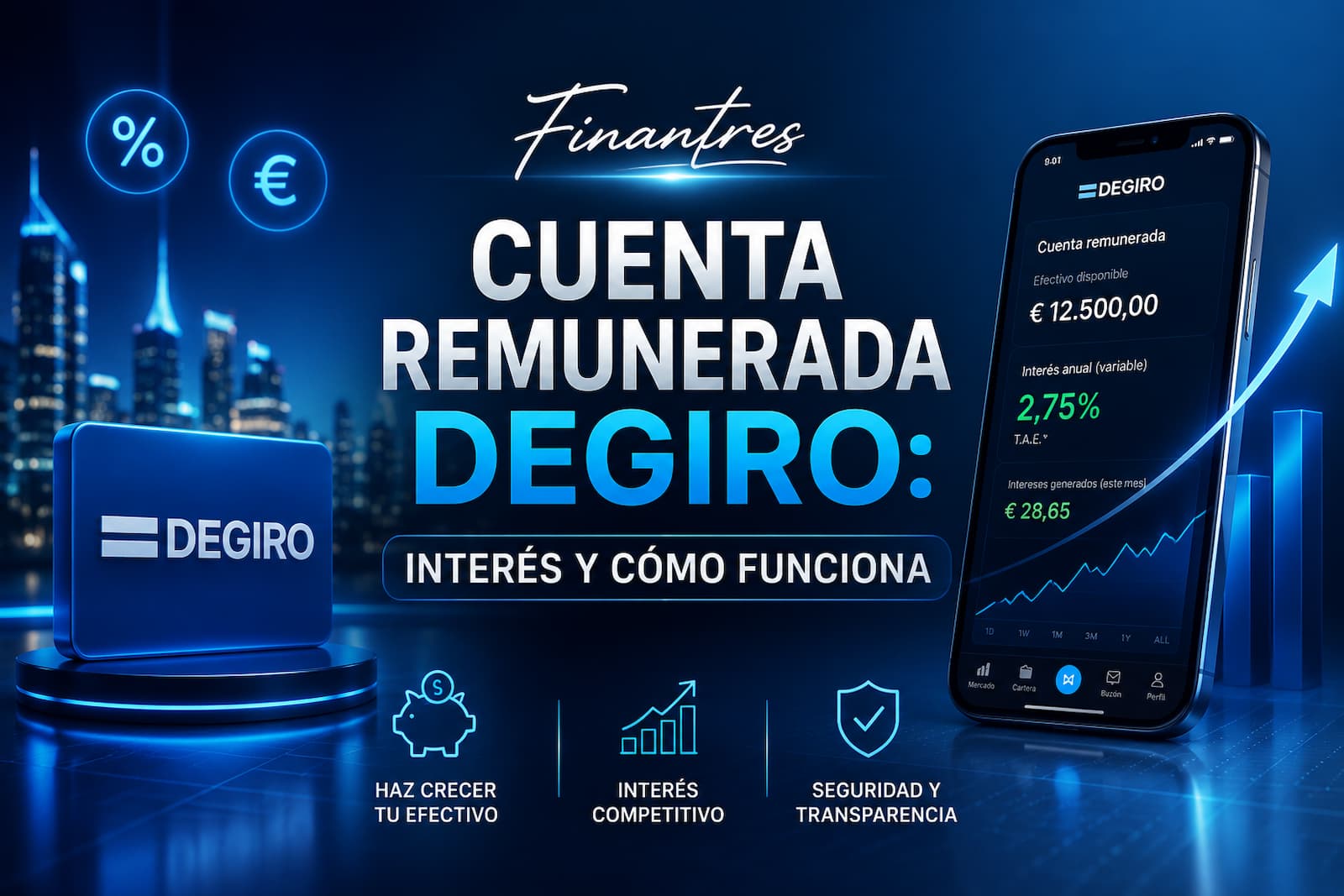 Cuenta remunerada en DEGIRO