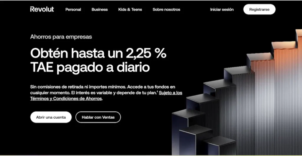Cuenta remunerada Revolut Business