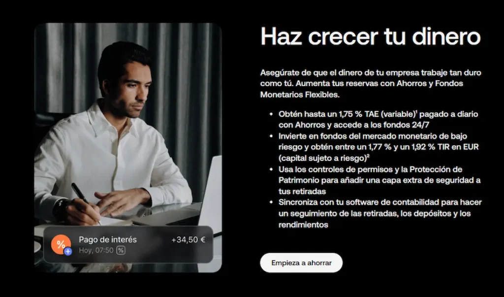 Cuenta remunerada Revolut Business