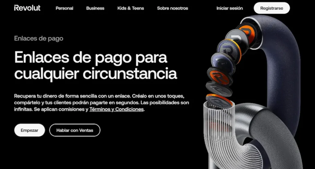 Enlaces de pago Revolut Business