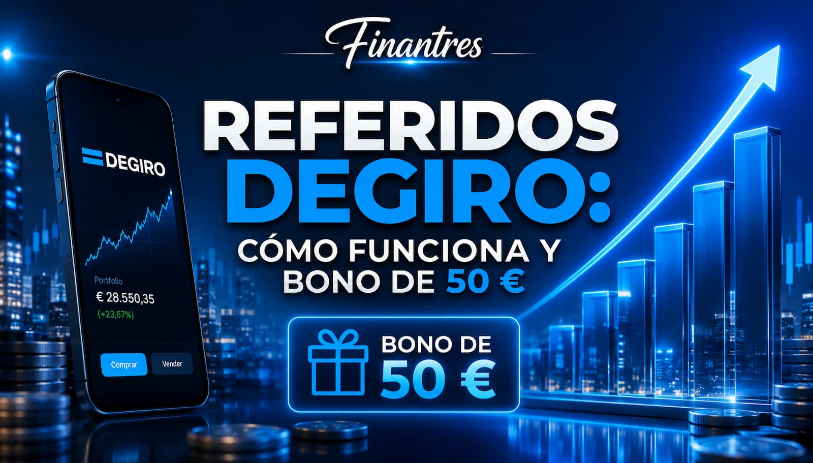 Referidos DEGIRO cómo funciona y bono de 50 €