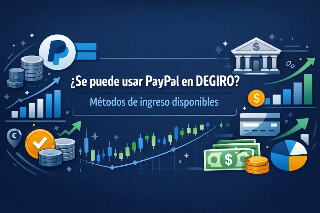 Se puede usar PayPal en DEGIRO