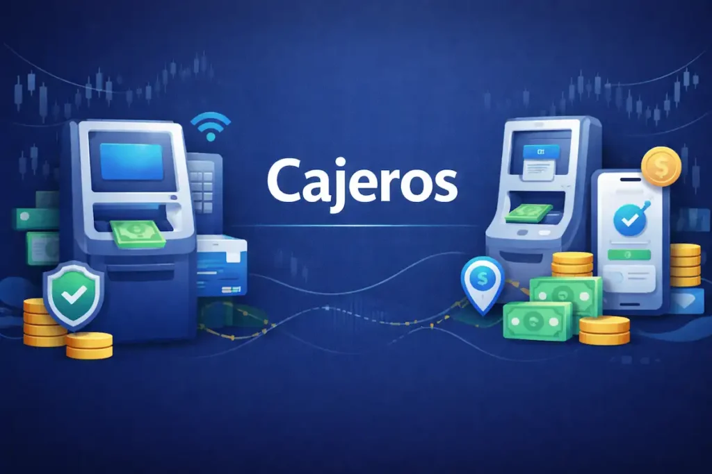 Cajeros automáticos y tecnología financiera