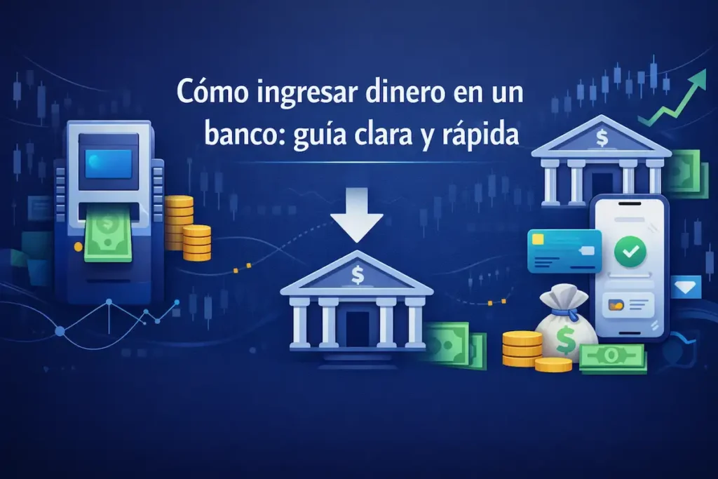 Cómo ingresar dinero en el banco